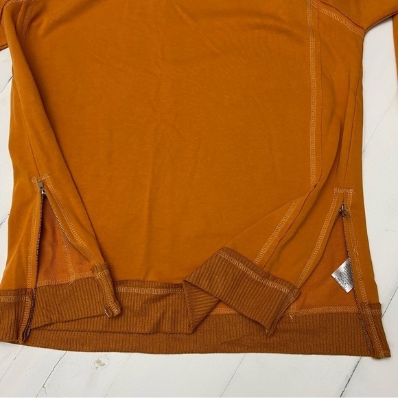 Umgee French Terry, animal print raw edge detail tunic with side slits medium - Picture 8 of 14